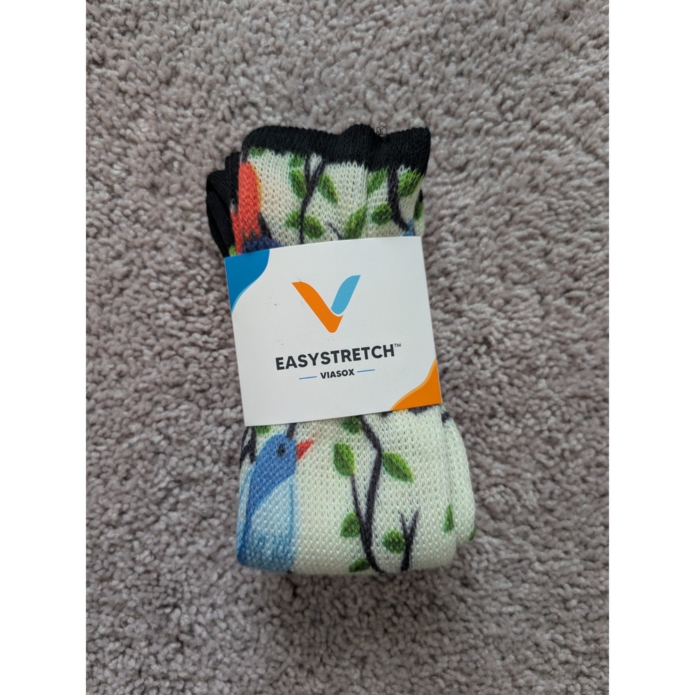 NWT Viasox Easystretch Socks Mystery Forest S/M Mens 6-8 Womens 5-9